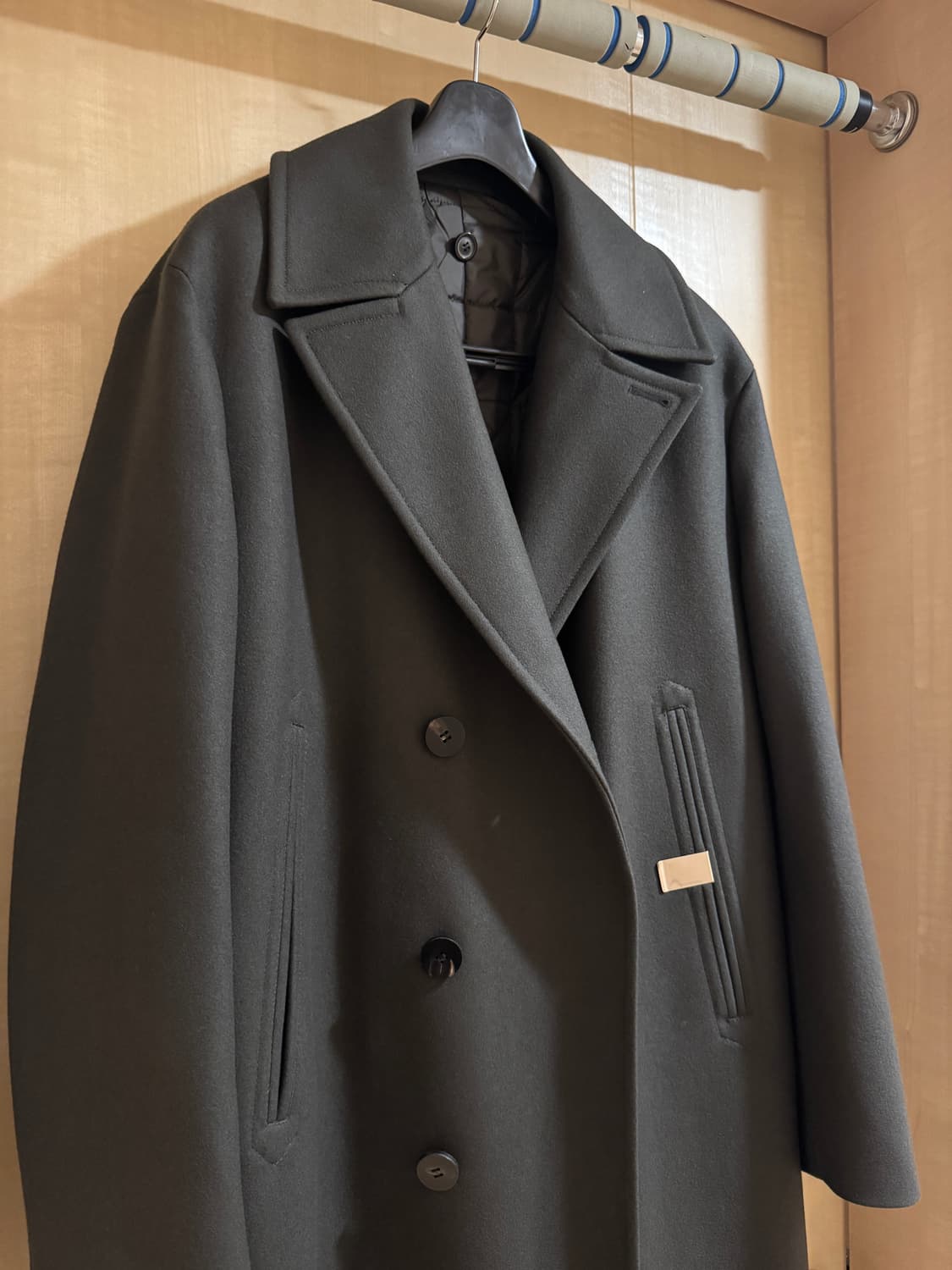 솔리드옴므 23fw 머니클립 더블코트 48 상품이미지3