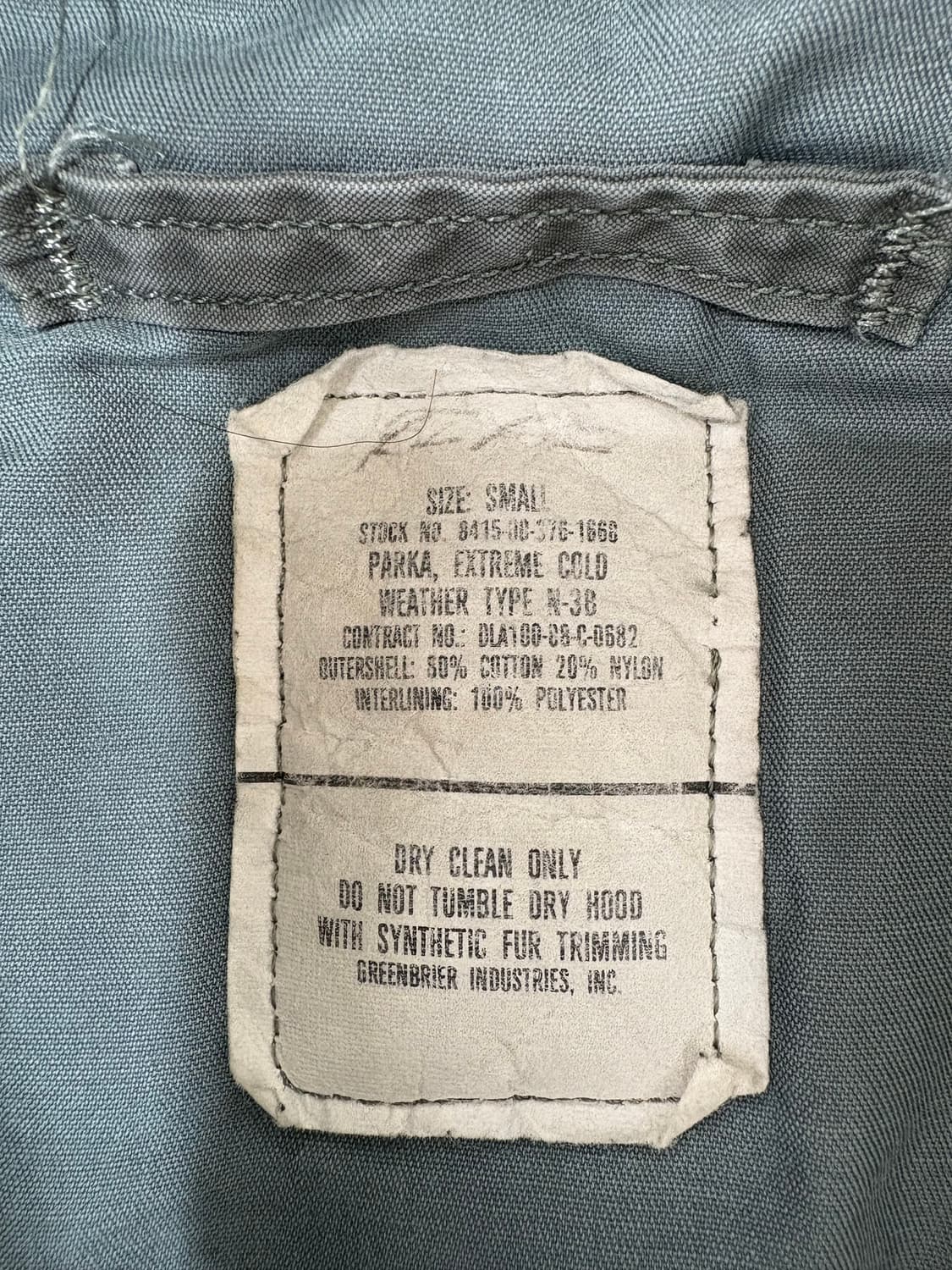 80's USAF N-3B  Extreme Cold Weather  상품이미지5