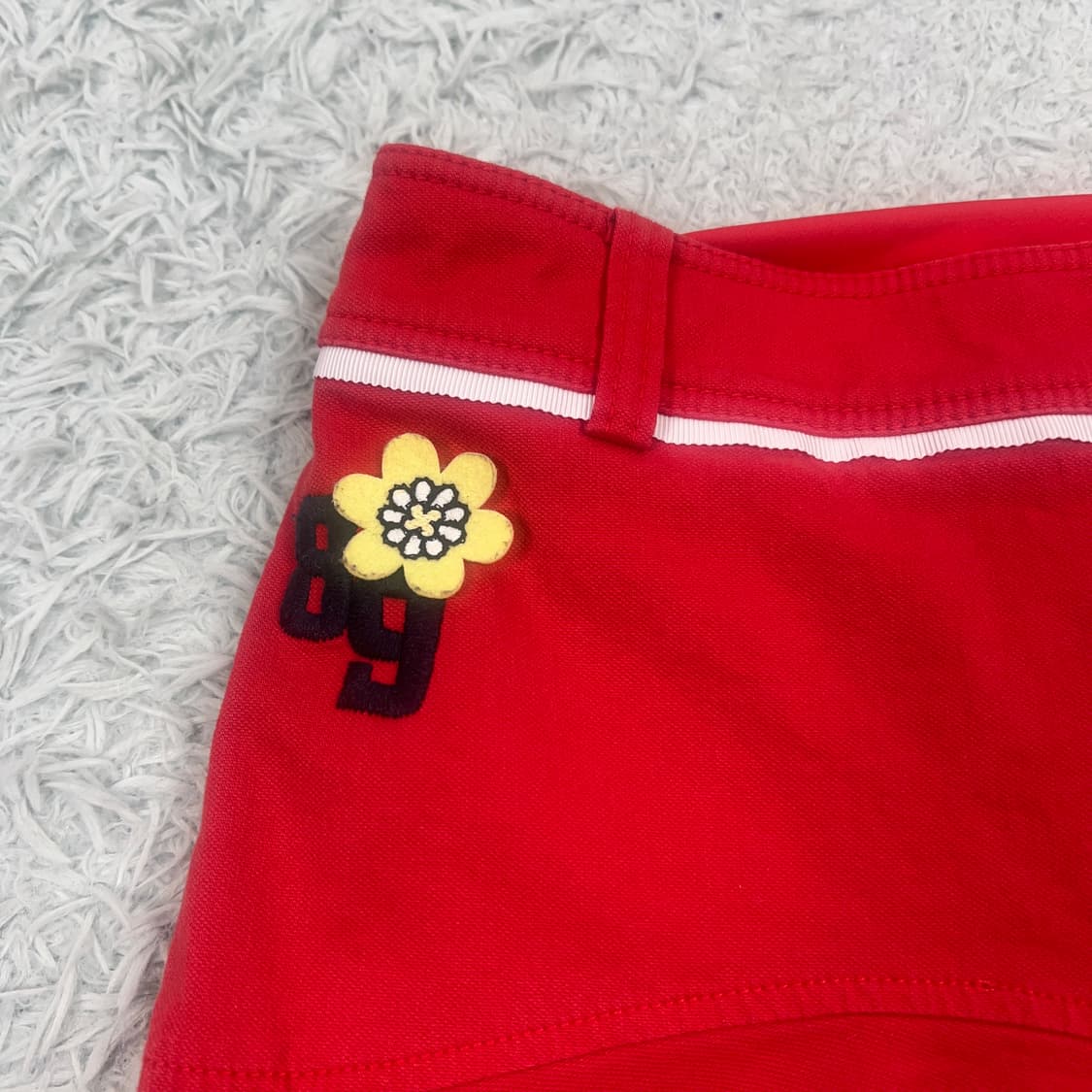 파리게이츠 플레어 큐롯스커트 레드 0호 상품이미지2