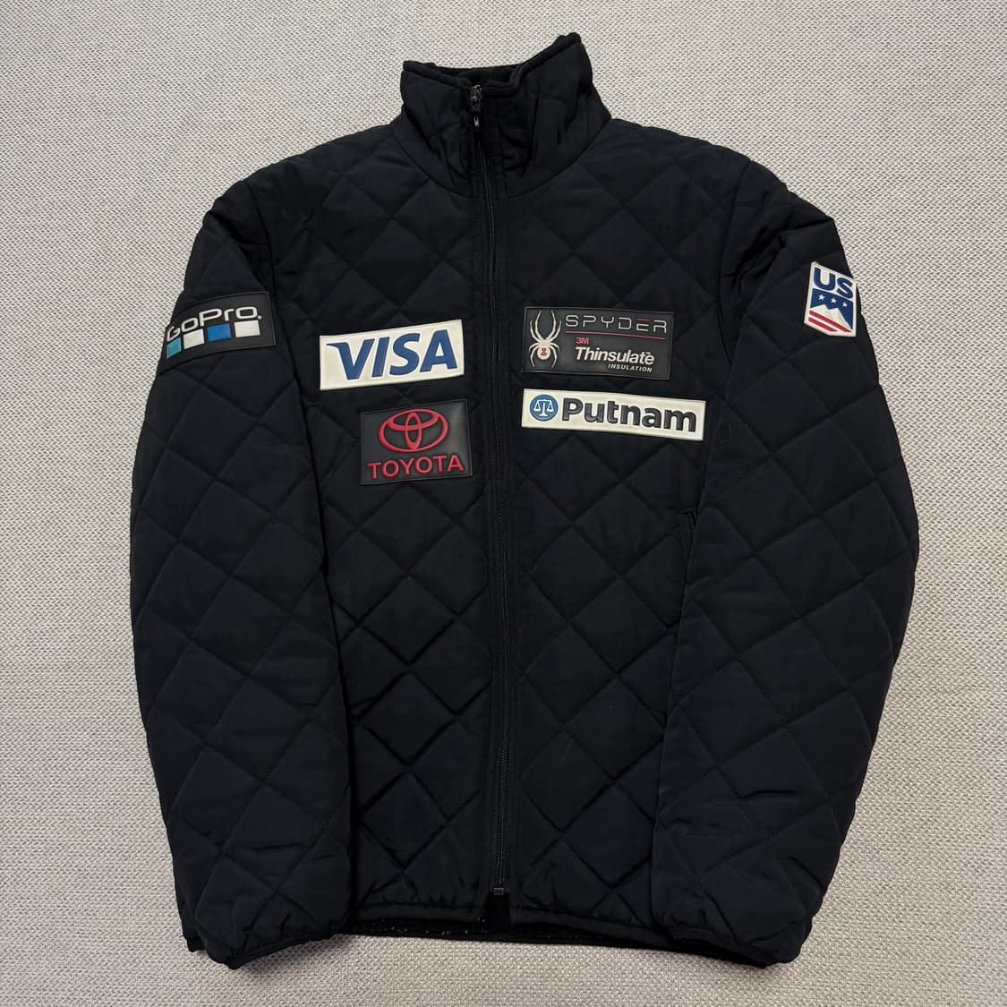 스파이더 US 스키 팀 기모 퀄팅 자켓 상품이미지1