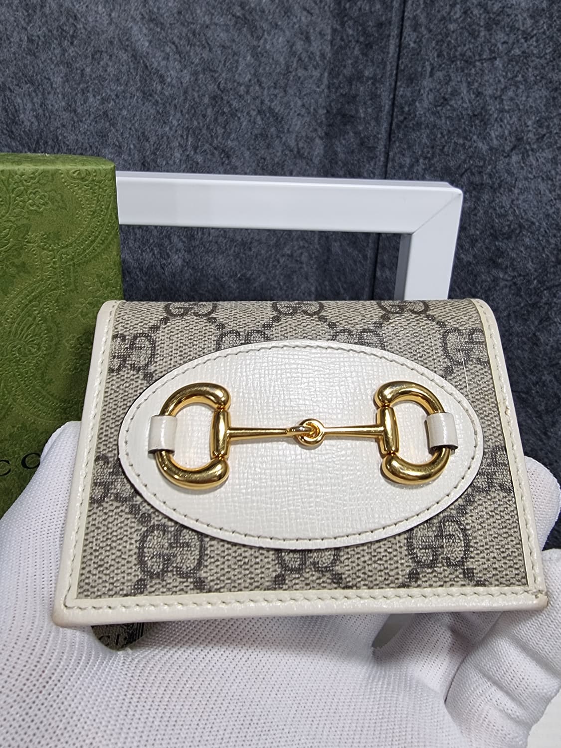 구찌 홀스빗 1955 카드 케이스 지갑 상품이미지2