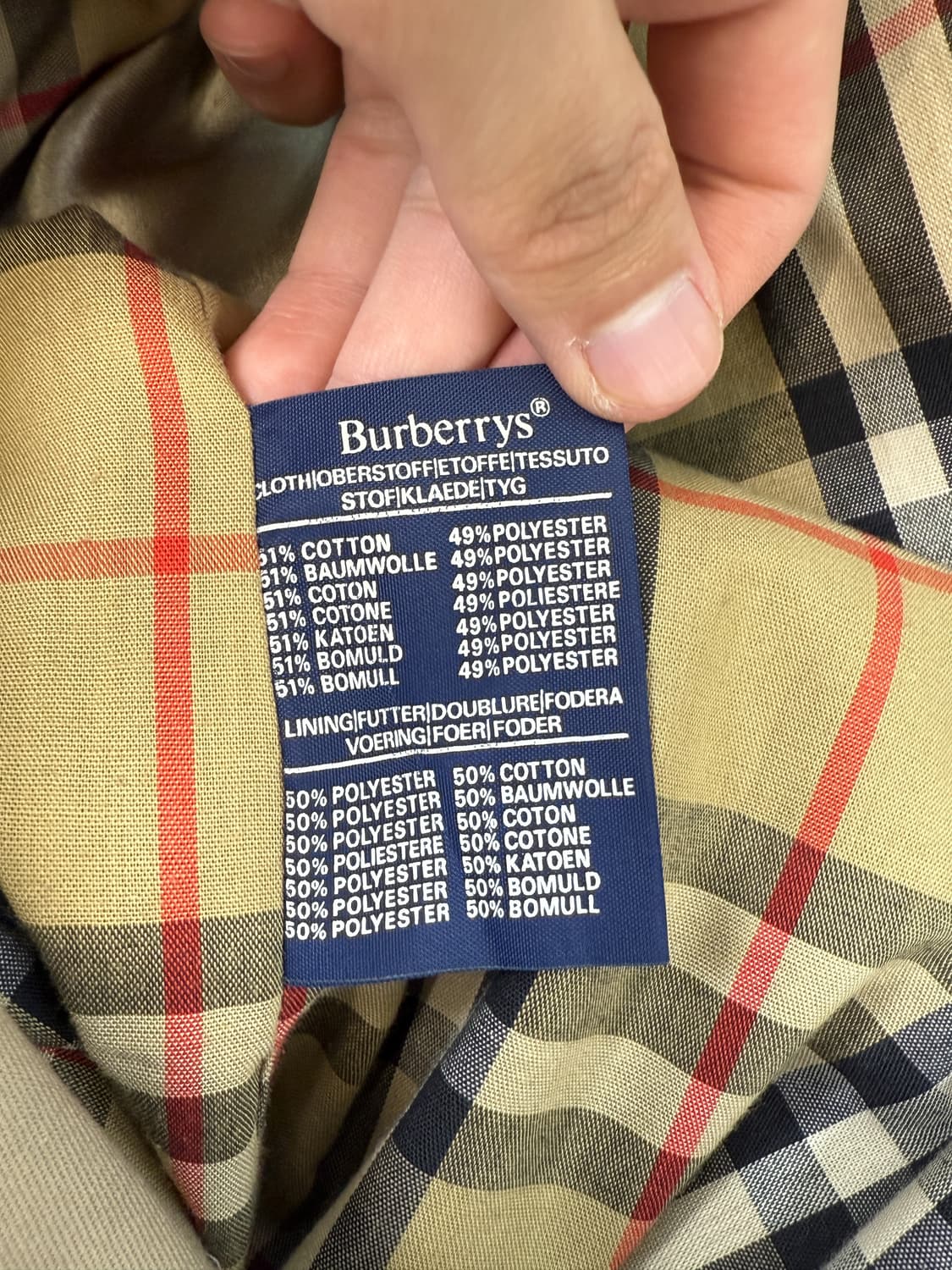 버버리 90‘s 더블 브레스티드 트렌치 코트 상품이미지7