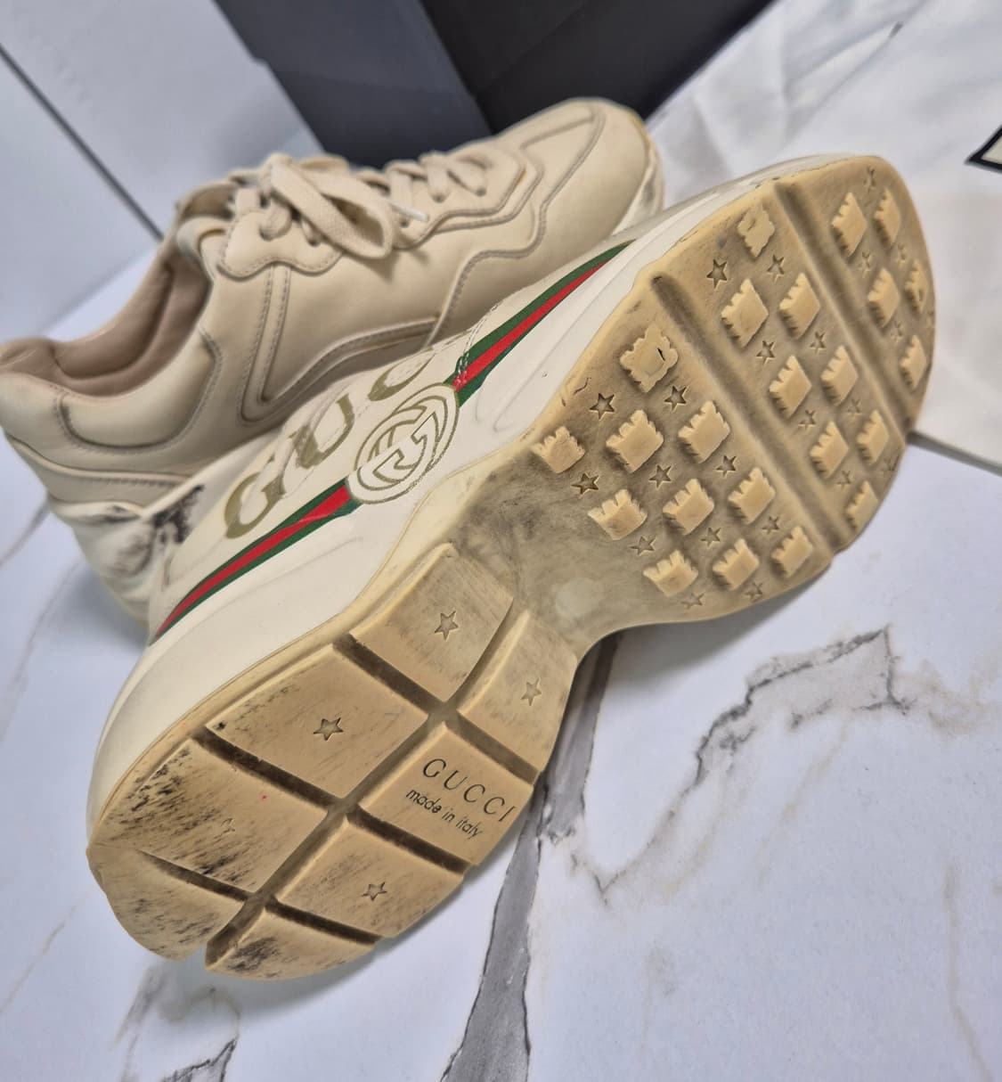 (정품) 구찌 라이톤 스니커즈 35.5 상품이미지5