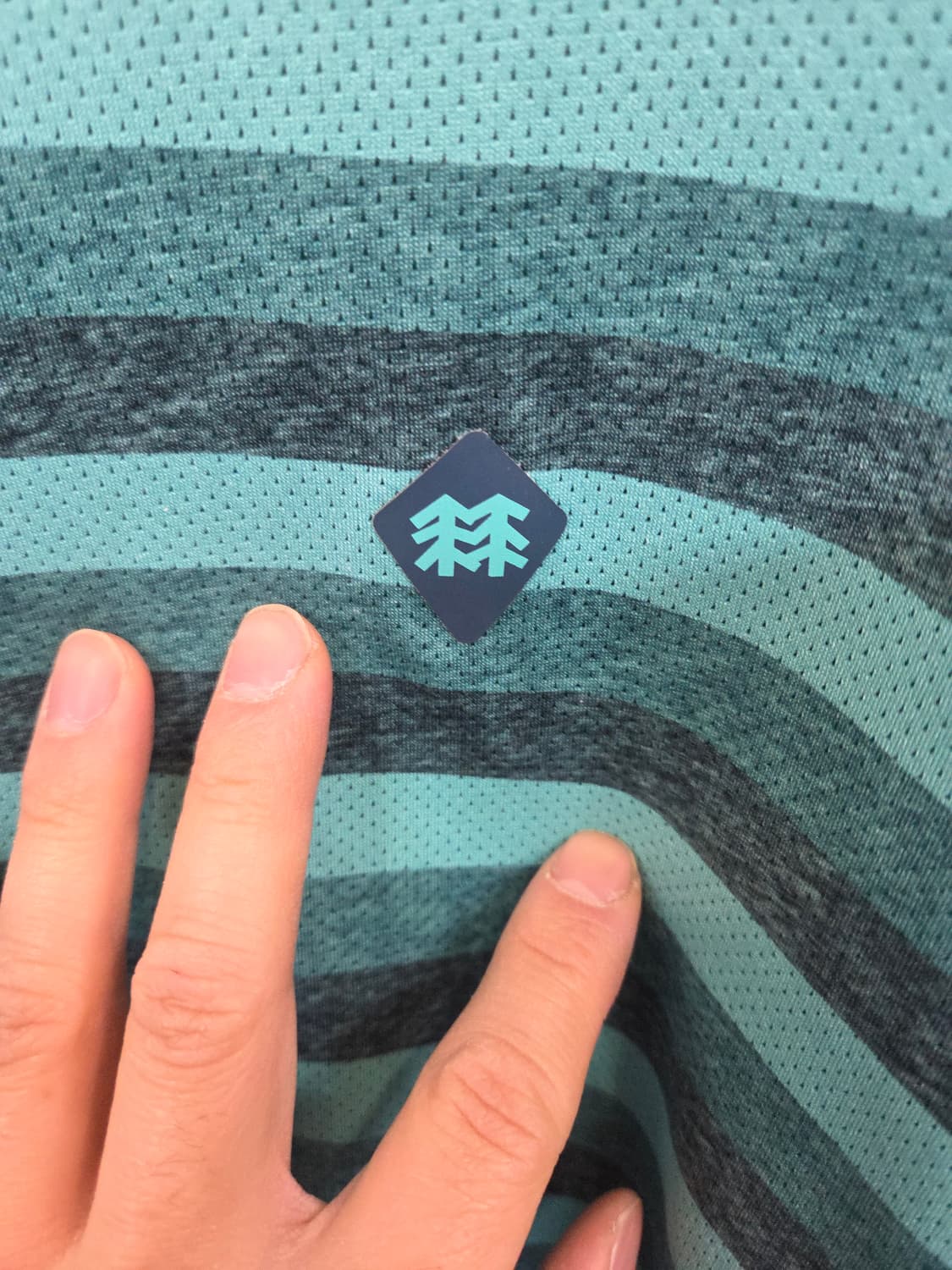 코오롱스포츠 스트라이프 기능성 반팔 100 상품이미지4