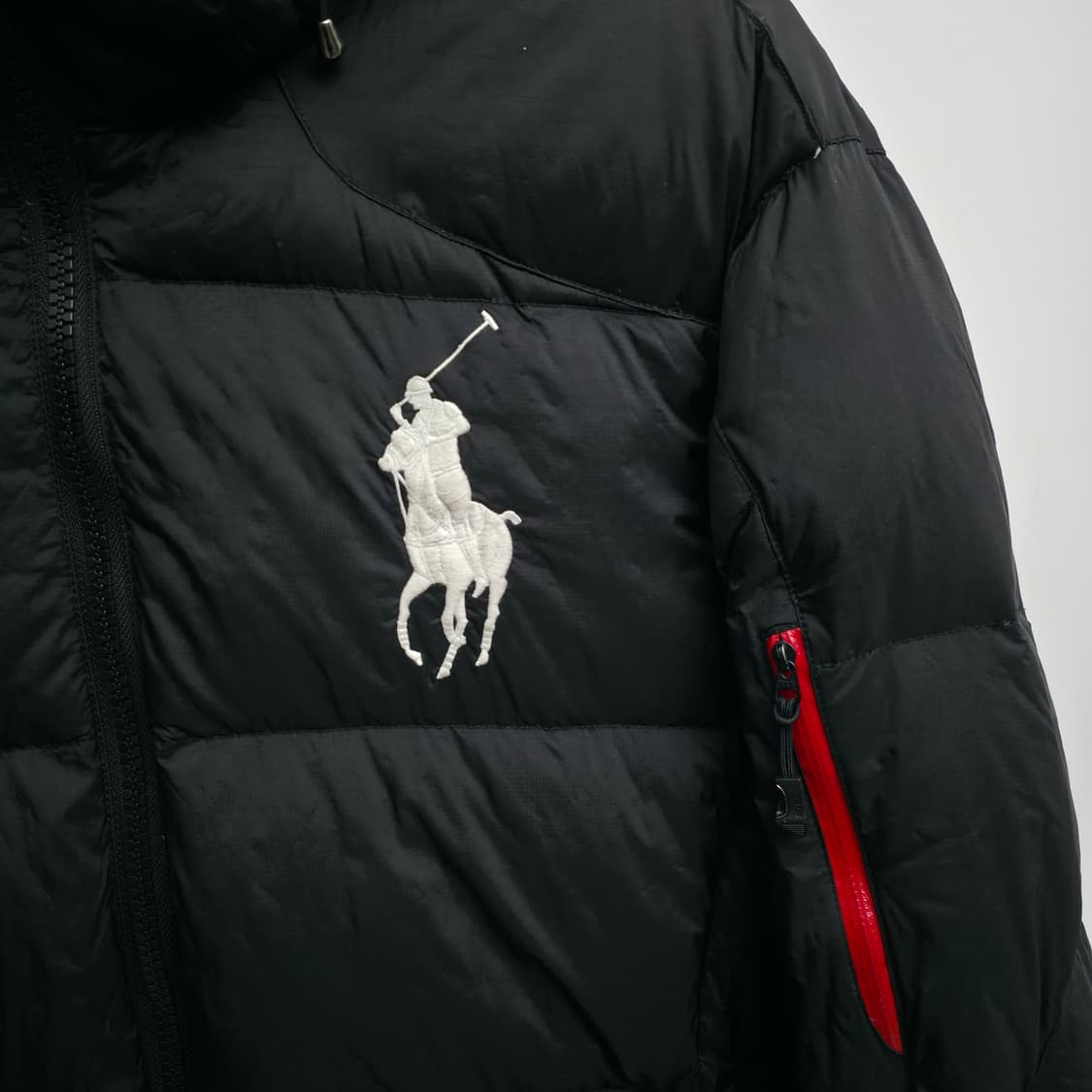 [L] 폴로 랄프로렌 블랙 빅포니 패딩 상품이미지4