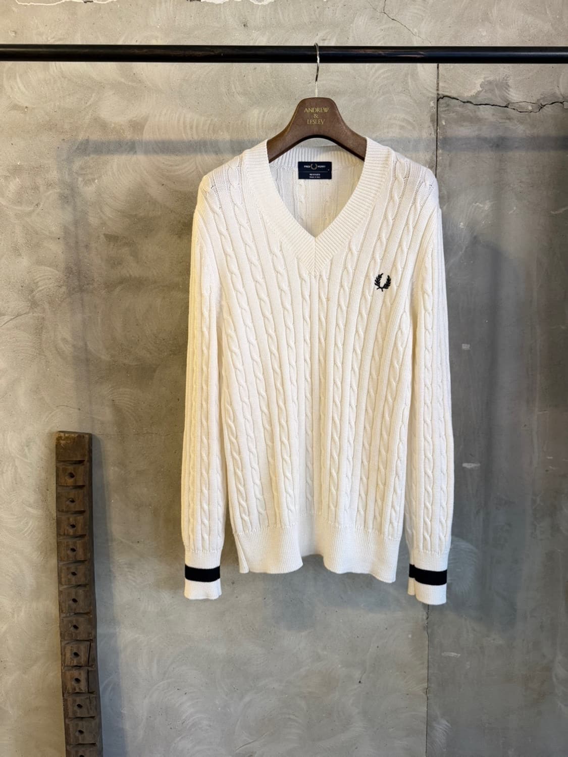 프레드페리 크리켓 니트 100 상품이미지1