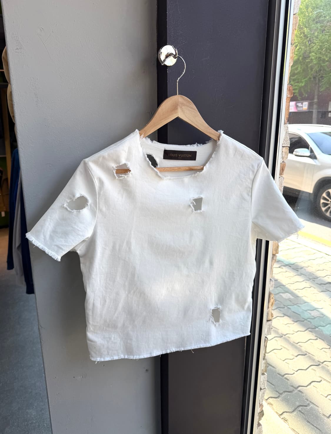 36/ 루이비통 1990AW 디스트로이드 엠보싱 반팔 상품이미지2