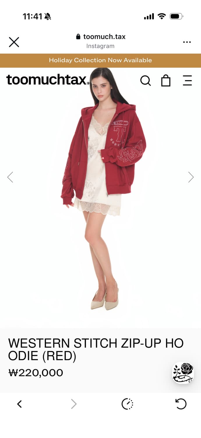 투머치택스 tmt WESTERN STITCH ZIP-UP HOODIE ( 상품이미지2