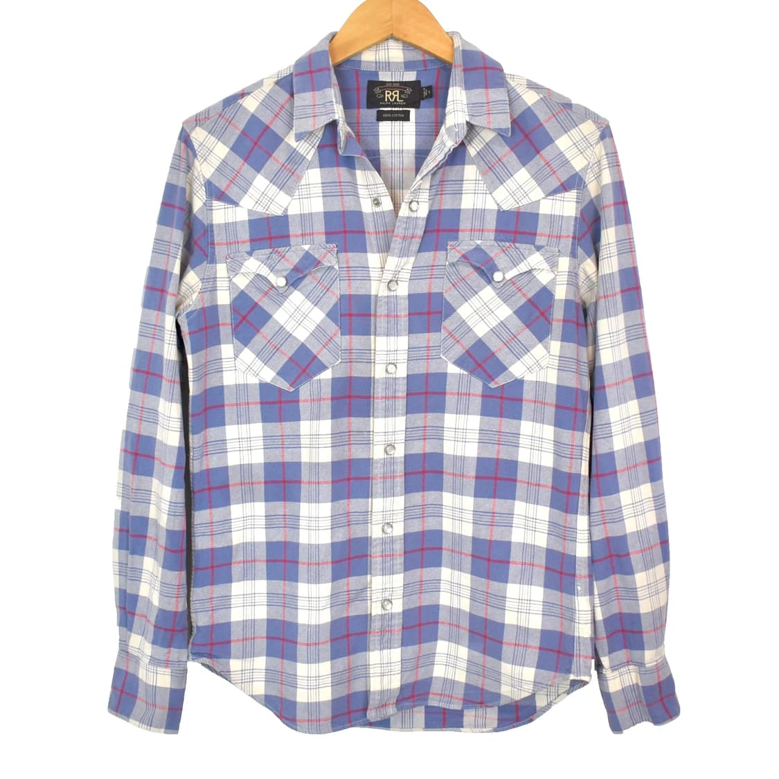 RRL 더블알엘 웨스턴 플레이드 플란넬 셔츠 상품이미지1
