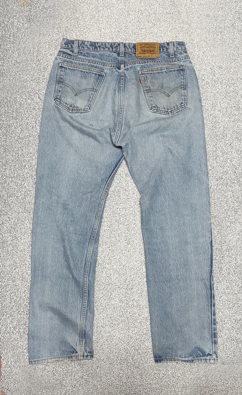 90s 빈티지 리바이스 505 오렌지탭 연청 데님 (실35x31) 상품이미지9