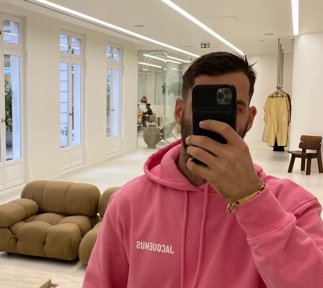 [XL] 자크뮈스 후드티 핑크 상품이미지1