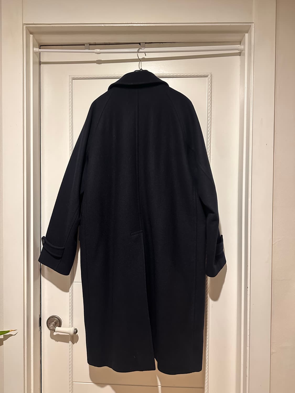 어나더오피스 보이저 볼드 발마칸 코트 2사이즈 다크네이비 상품이미지5