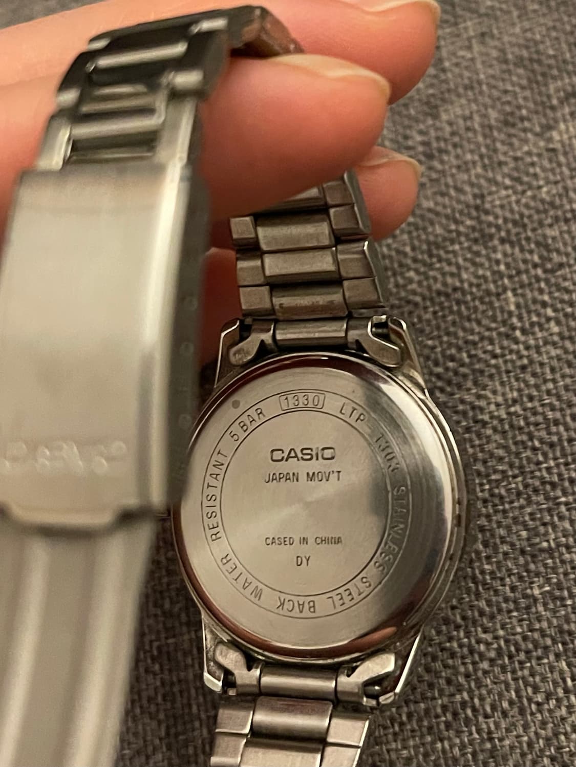 Casio 카시오 실버 메탈 시계 핑크판 (LTP-1303) 상품이미지3