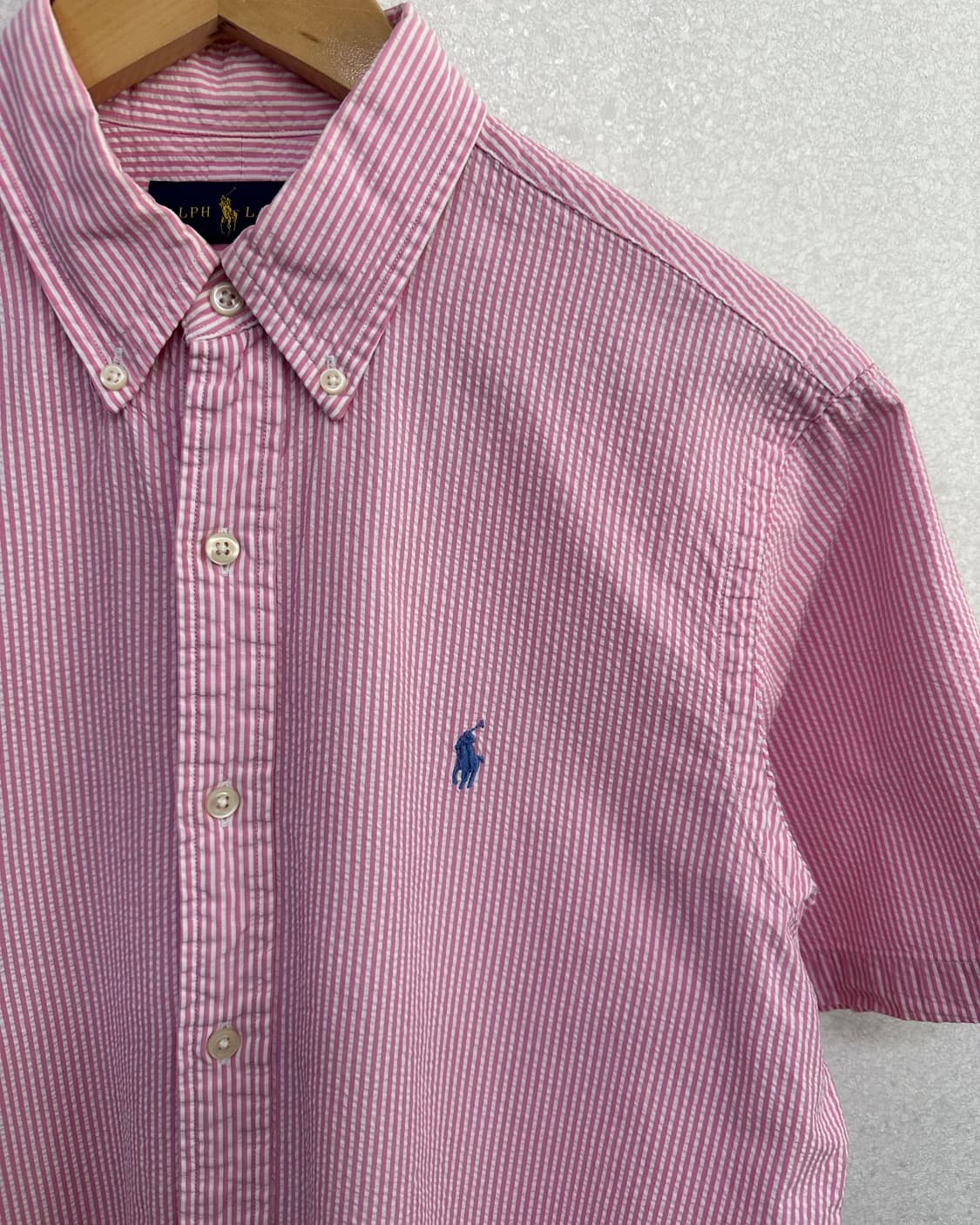 (M)폴로 시어서커 반팔셔츠-M2115 상품이미지2