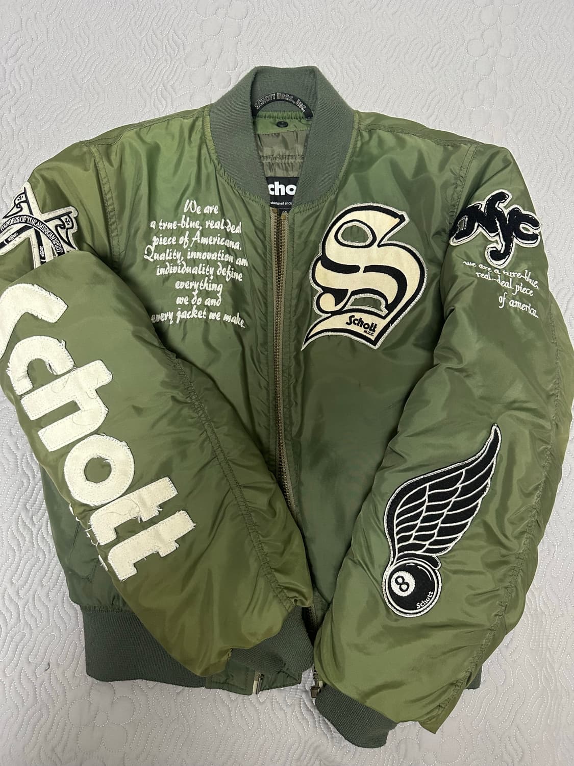 Schott 패치 ma1 상품이미지1