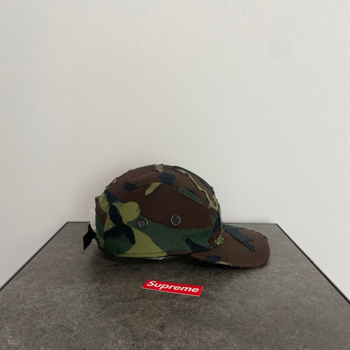 (OS) 슈프림 박스로고 캠프캡 모자 우드랜드 카모 상품이미지3