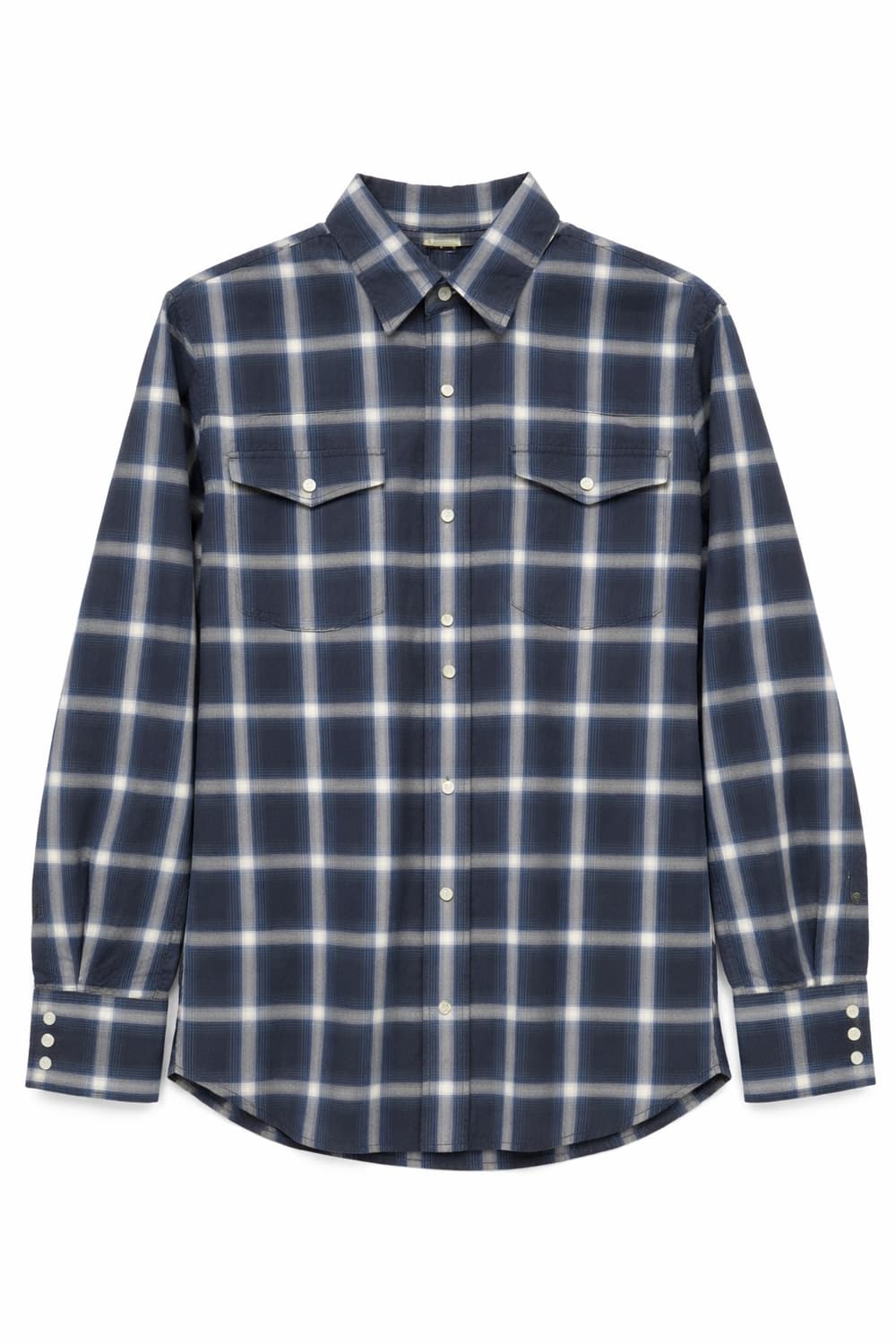 Tonywack 네이비 체크 셔츠 M 상품이미지1