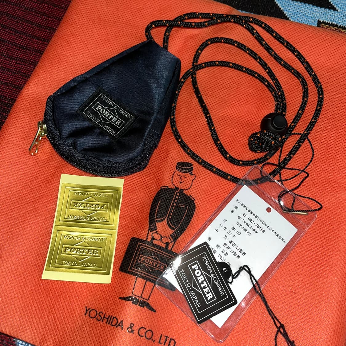 요시다포터 탱커 아이언블루 발매 기념 오피서 키트 파우치 Porter 상품이미지4