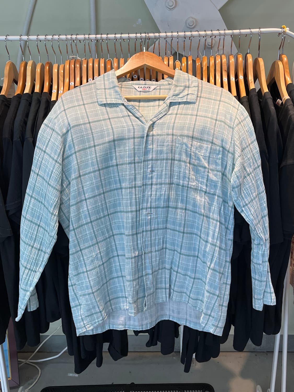Vintage Japanese gunze shirt 80s~90s 상품이미지1
