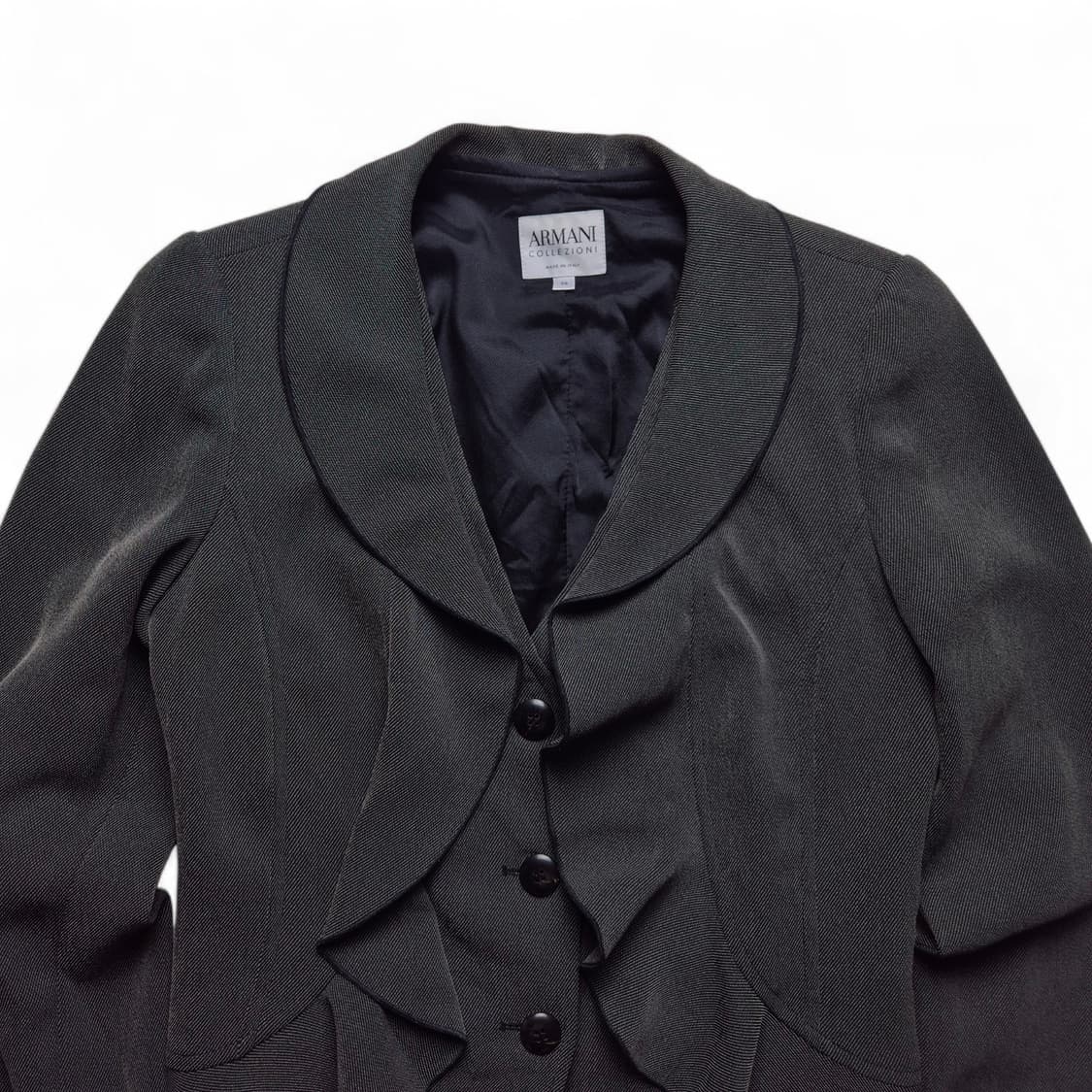 [S] 아르마니 00s 러플 자켓 상품이미지2