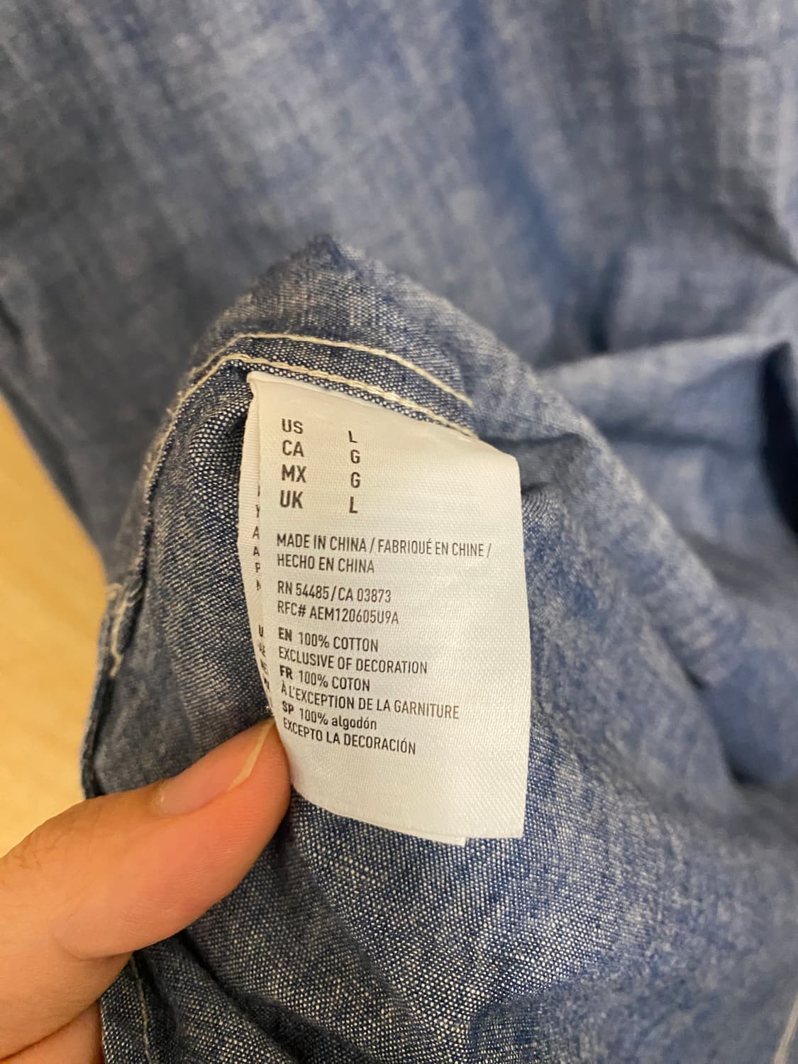 American Eagle Outfitters chambray shirt 상품이미지8