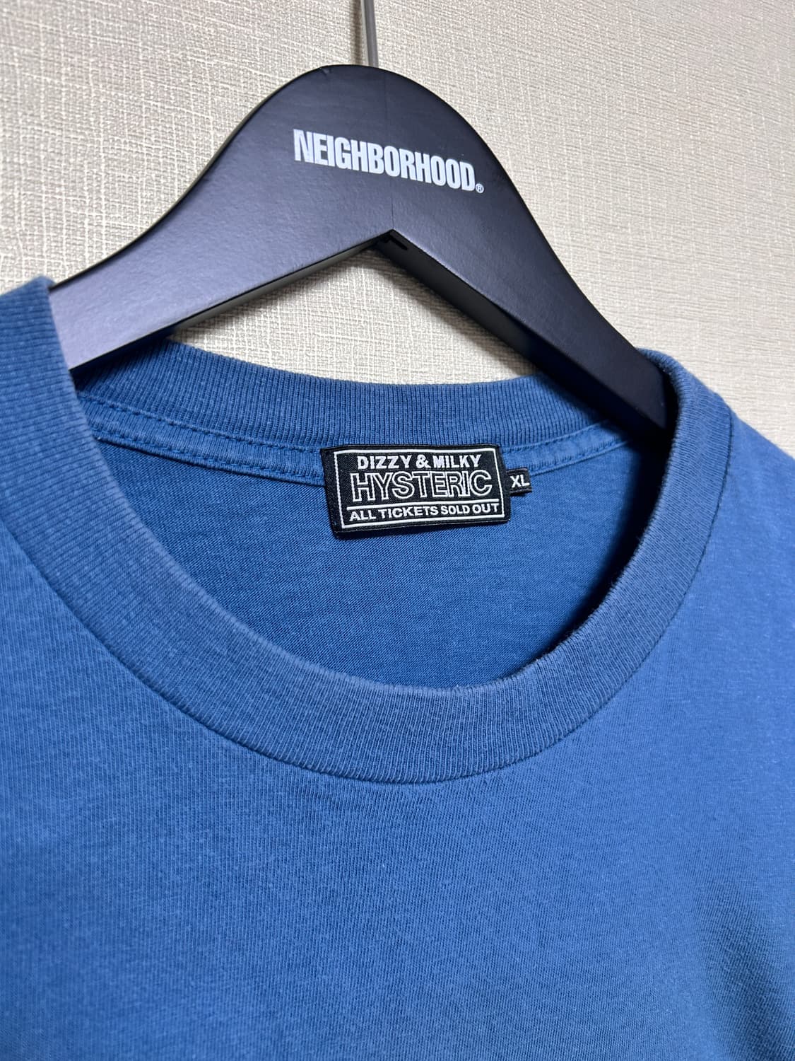 [XL] 히스테릭글래머 블루 롱슬리브 긴팔티셔츠 상품이미지3