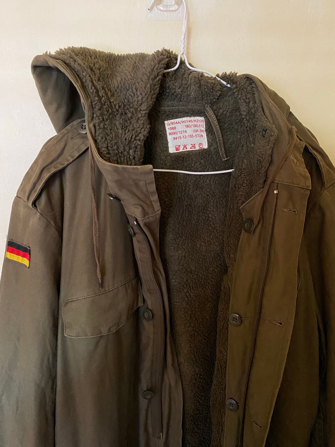 80’s독일군 야상자켓 상품이미지4