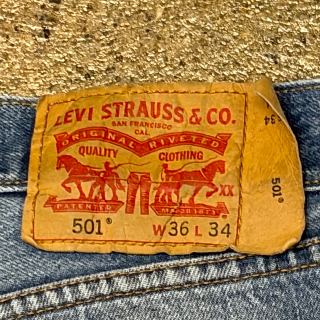 미국 빈티지 리바이스 501 청바지 상품이미지10