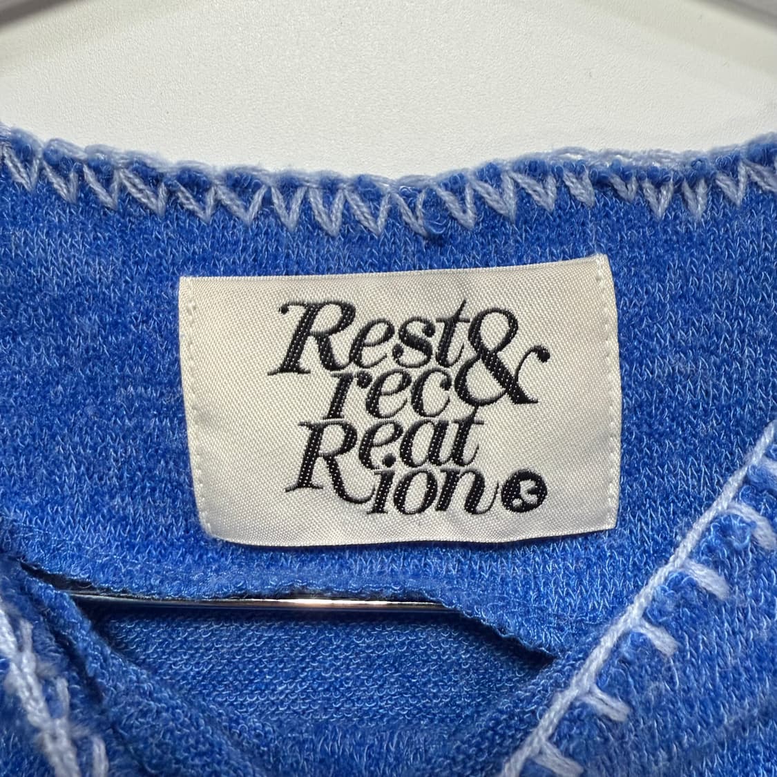 레스트앤레크레이션 크롭 니트 상품이미지3