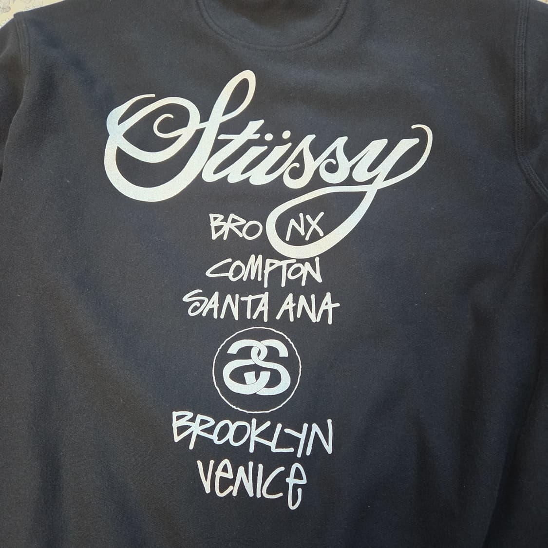 스투시 월드투어 맨투맨 XL 상품이미지2