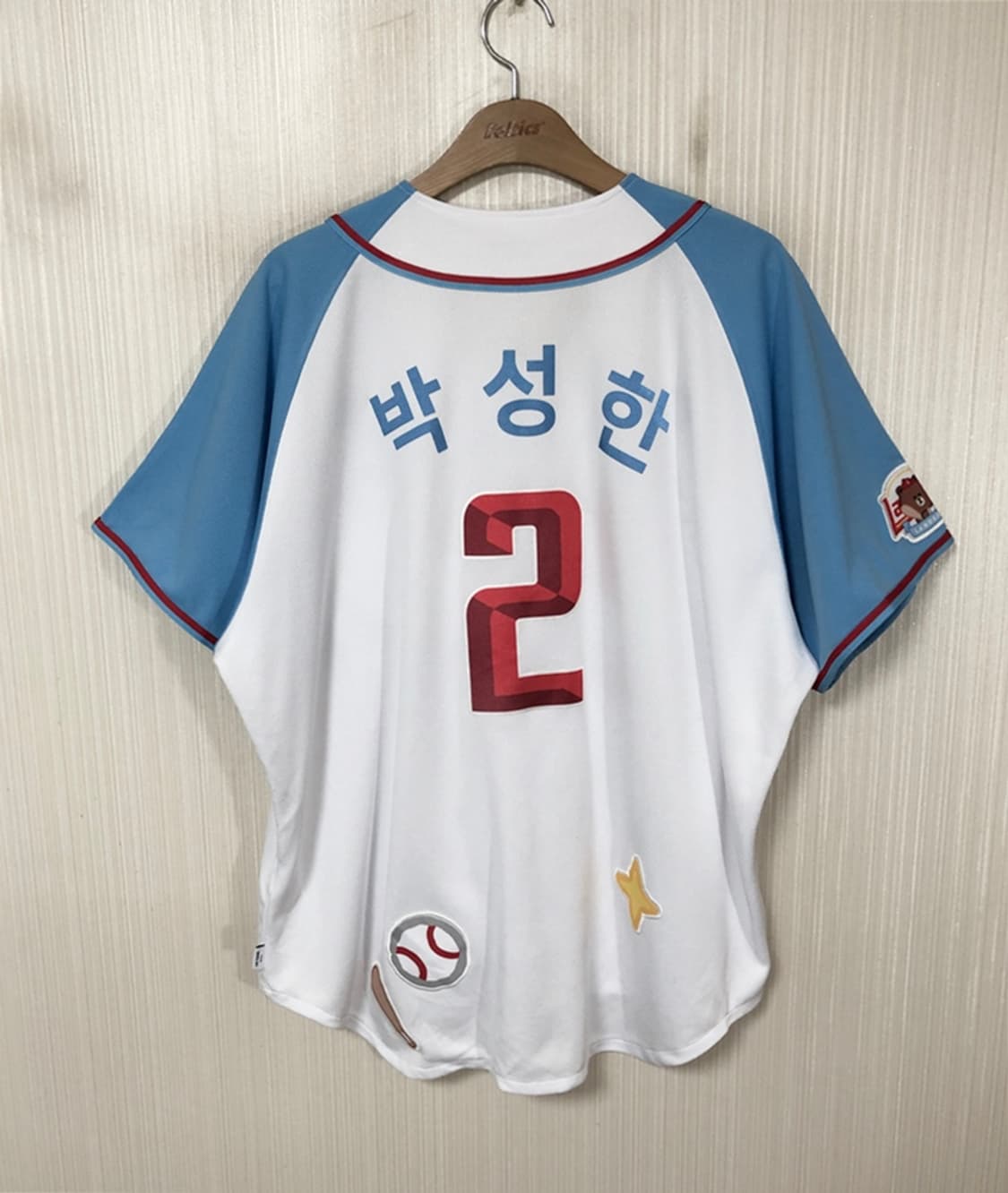 KBO 라커디움 SSG랜더스X라인프렌즈 유니폼 120 #2 박성한 상품이미지8