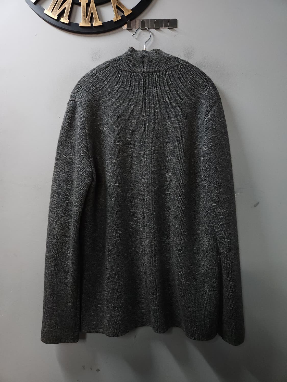 라코스테 테일러드 울 가디건 _ 차콜 상품이미지9