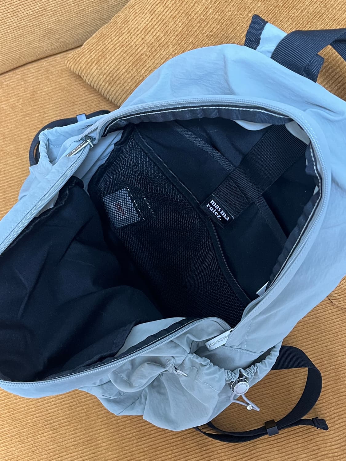 마스마룰즈 백팩 카키그레이 상품이미지3