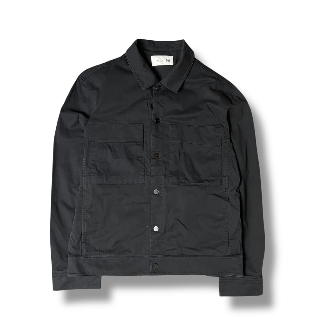 프로젝트 엠 투포켓 코튼 블랙 자켓 100 상품이미지1