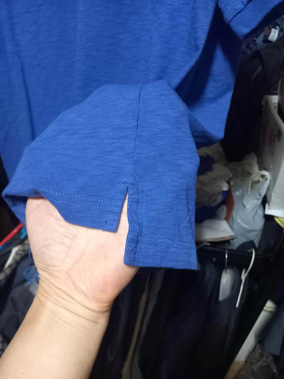 [제이크루](새제품)코튼 반팔 카라넥 티셔츠L(105)사이즈 상품이미지7