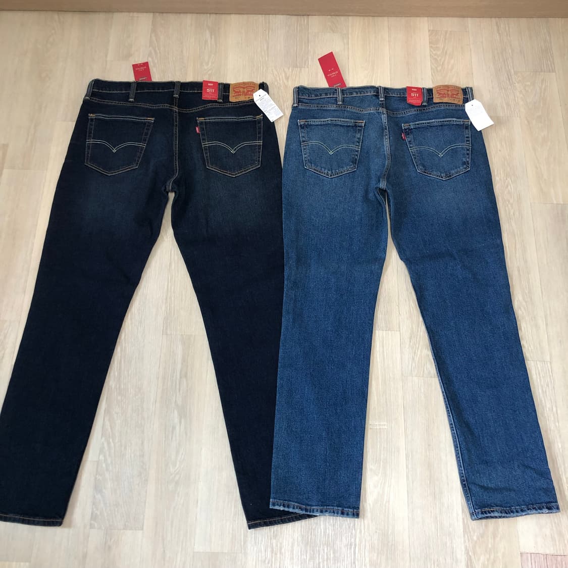 (38) 새상품 리바이스 Levi's 511 슬림핏 데님 연청 중청 2개 상품이미지1