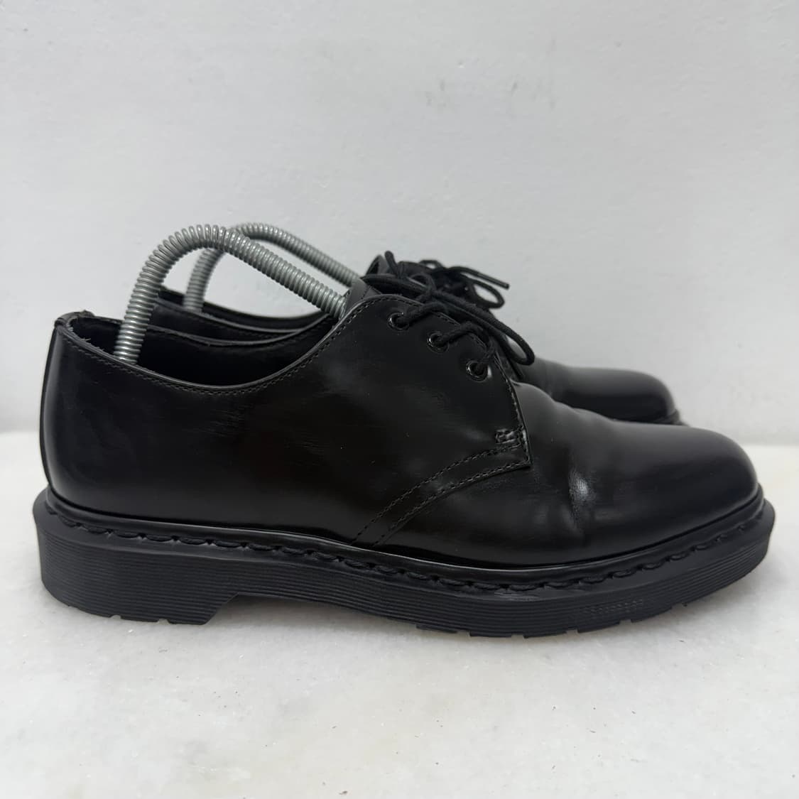 (UK7)닥터마틴 1461블랙 모노 3홀 더비 상품이미지2