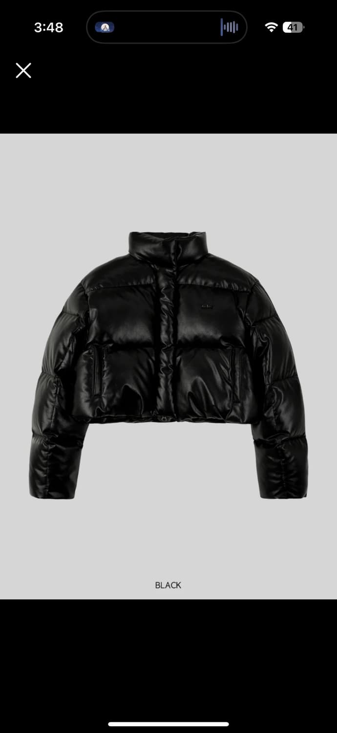 그로브 루트 패딩 블랙 상품이미지1