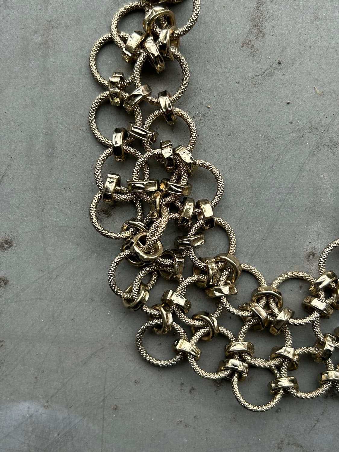 빈티지 링메쉬 목걸이 상품이미지2