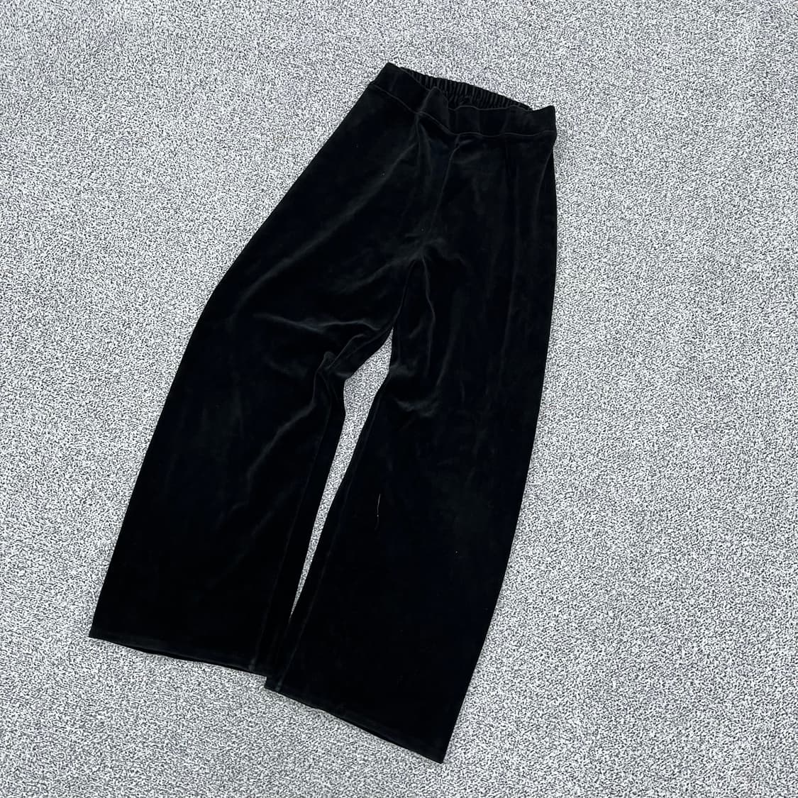 실측확인 빈티지 여성 벨벳 바지 0327M 상품이미지1