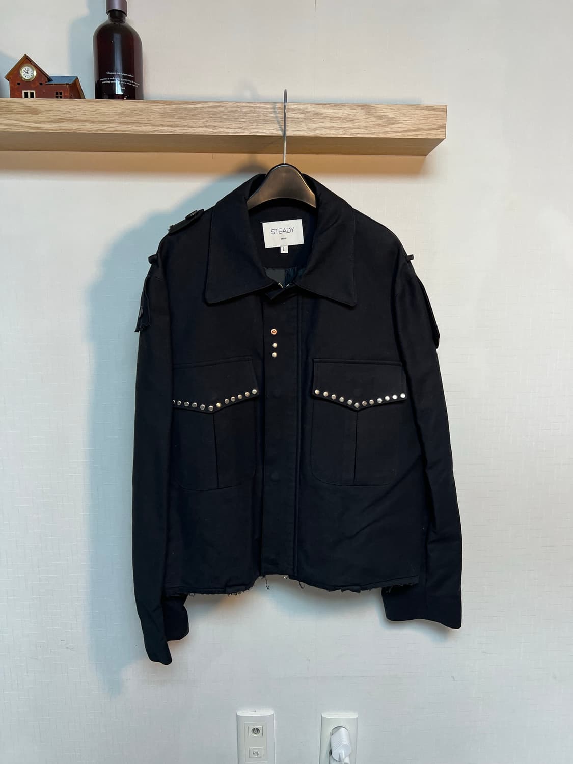 스터드 밀리터리 자켓 상품이미지1