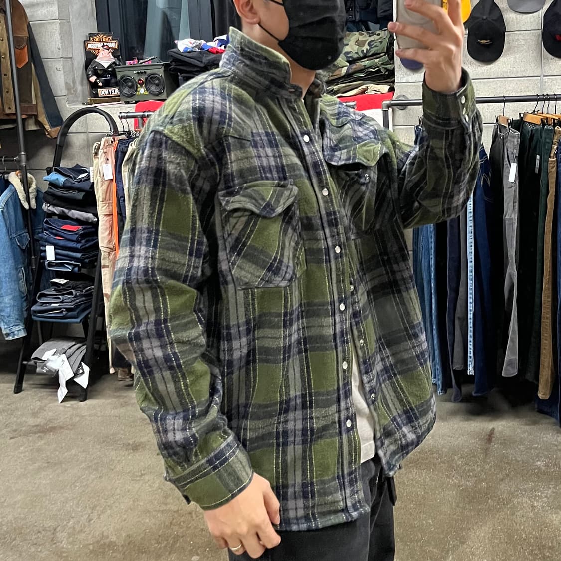 Five brother 헤비 플란넬 셔츠 (110) 상품이미지2