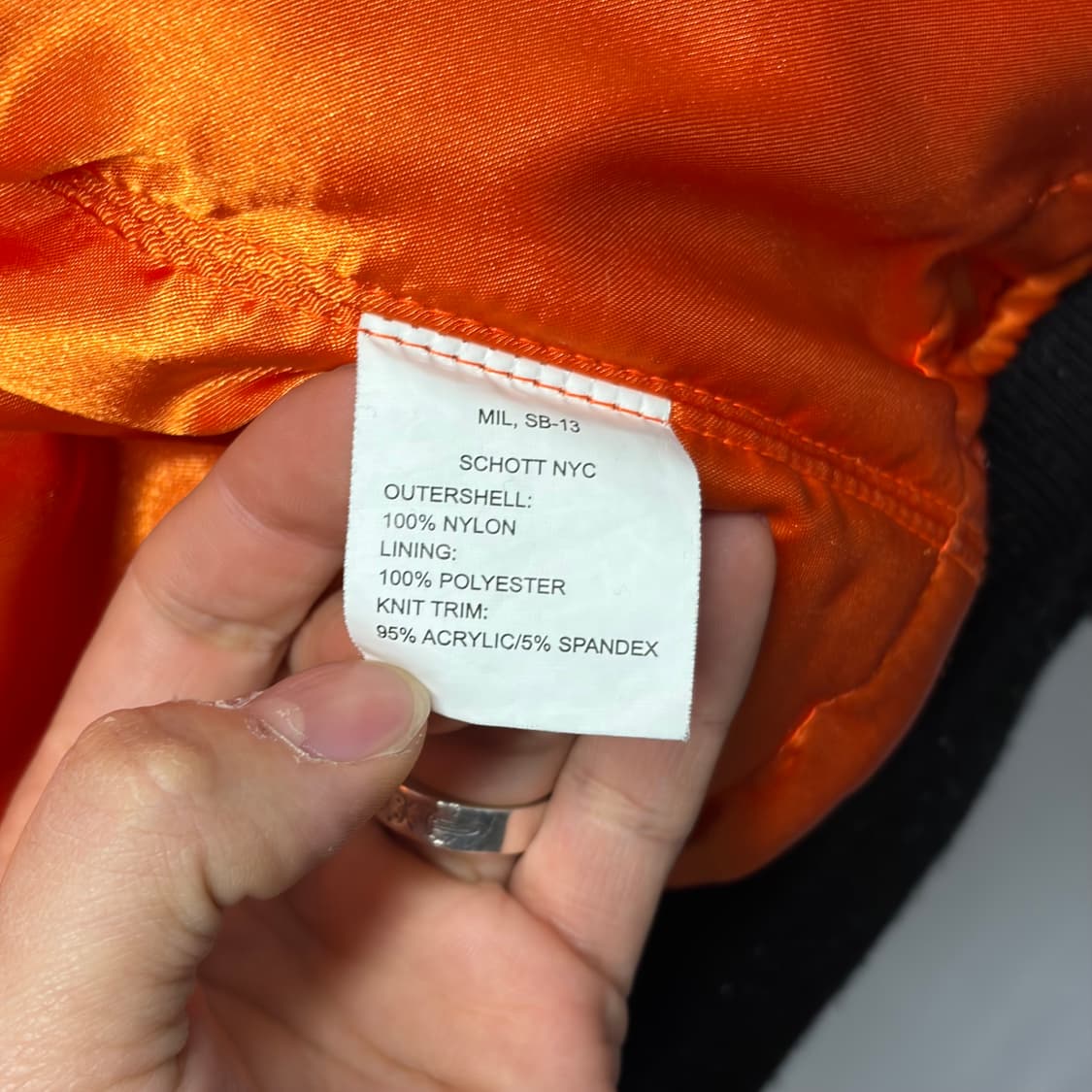 Schott 엔더슨벨 Ma-1 상품이미지8