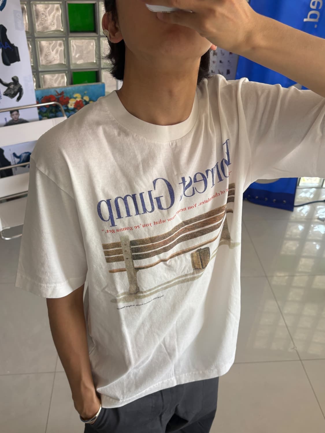 Washed graphic T-shirt 상품이미지1