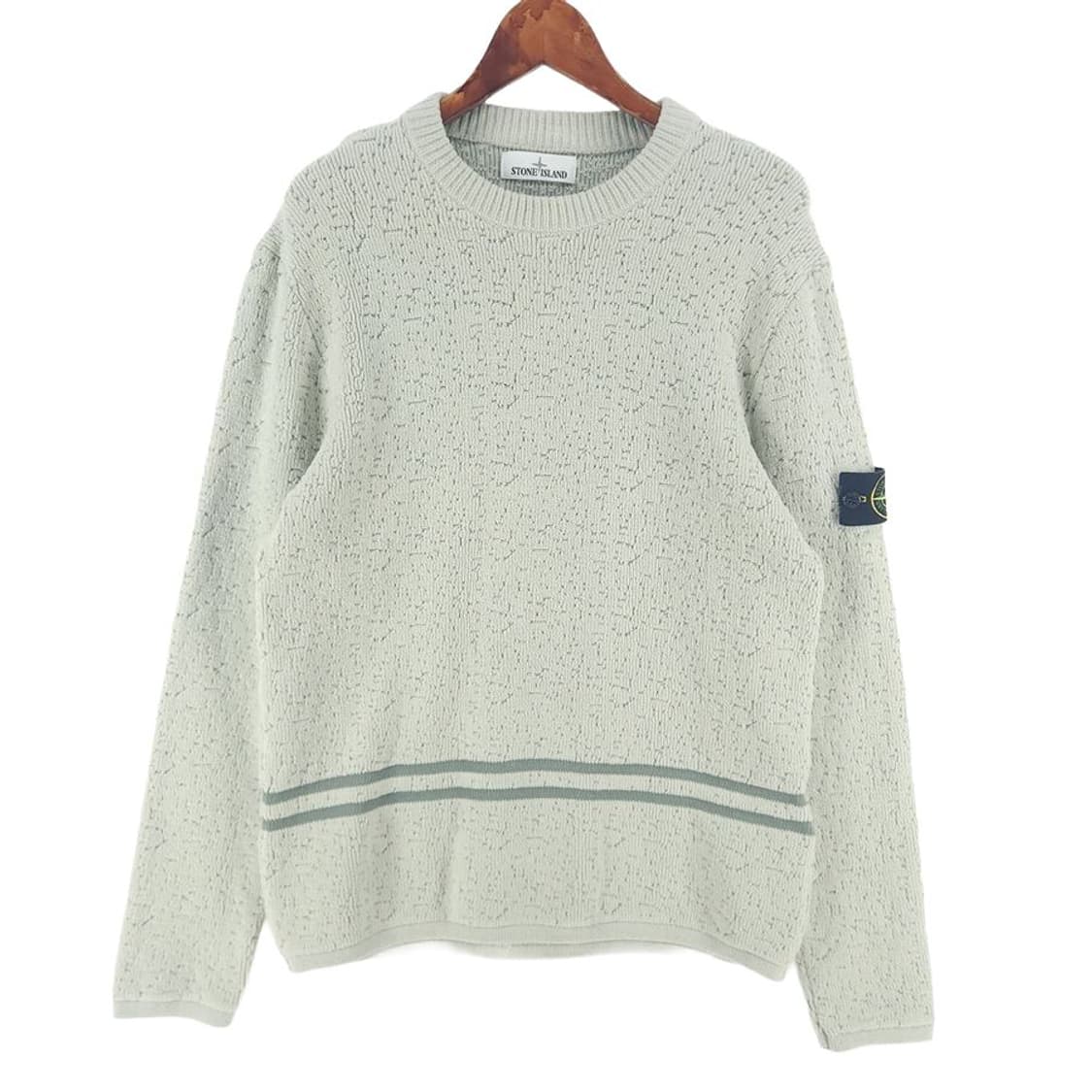 [남L]스톤아일랜드 와펜 코튼 니트[Y62-170]/빈티지프렌 상품이미지1