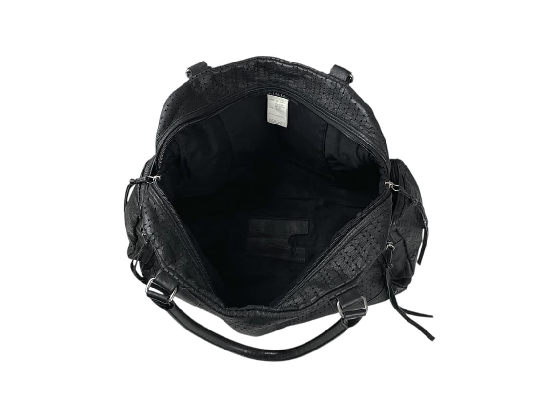 punched leather Boston bag 상품이미지7