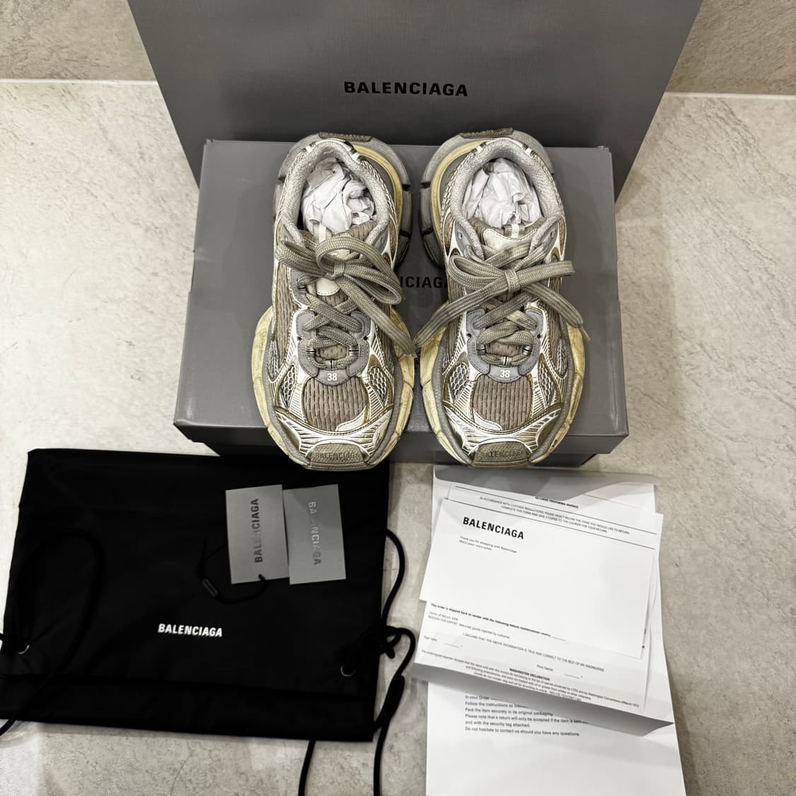 발렌시아가 3XL 에그쉘 38 상품이미지2