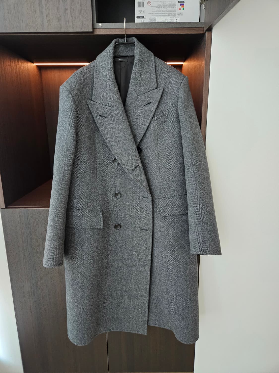 25fw 톰포드 울헤링본 더블코트 54 상품이미지1