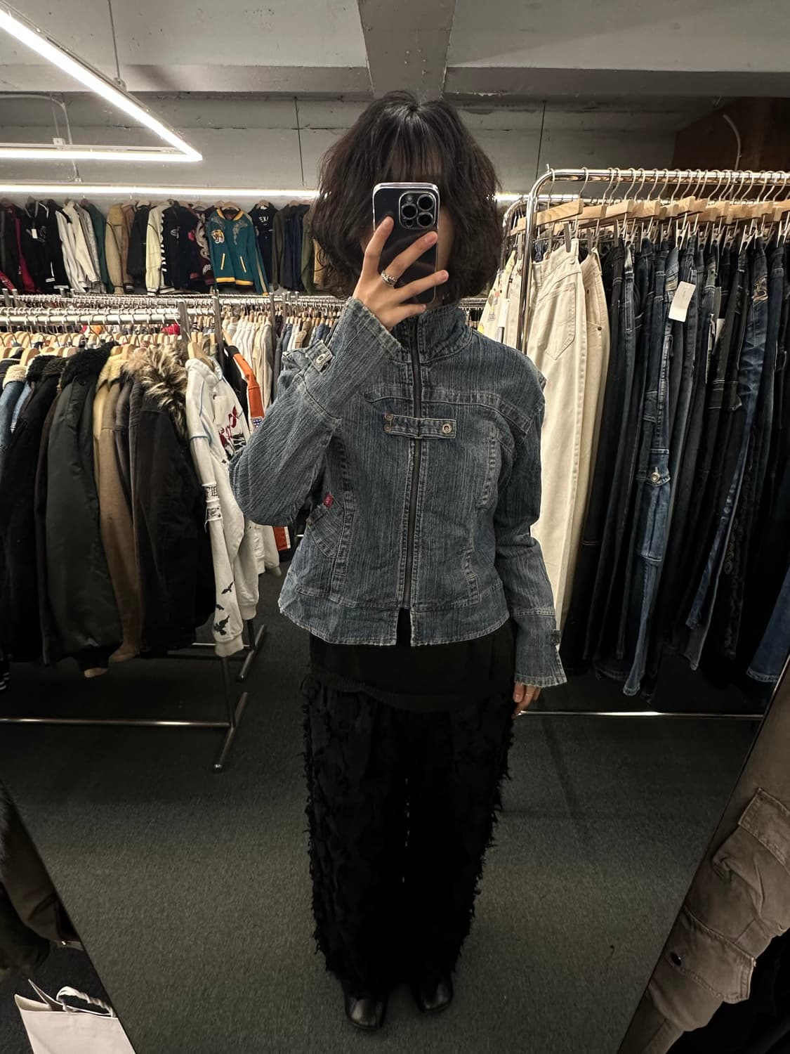 2XL)FUBU 빈티지 중청 데님자켓 상품이미지1