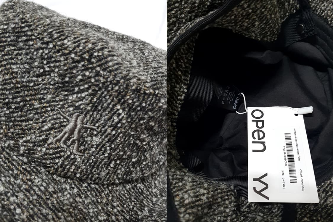 블랙 오픈와이와이 이어플랩 이어프랩 캡 버킷햇 벙거지모자  상품이미지7